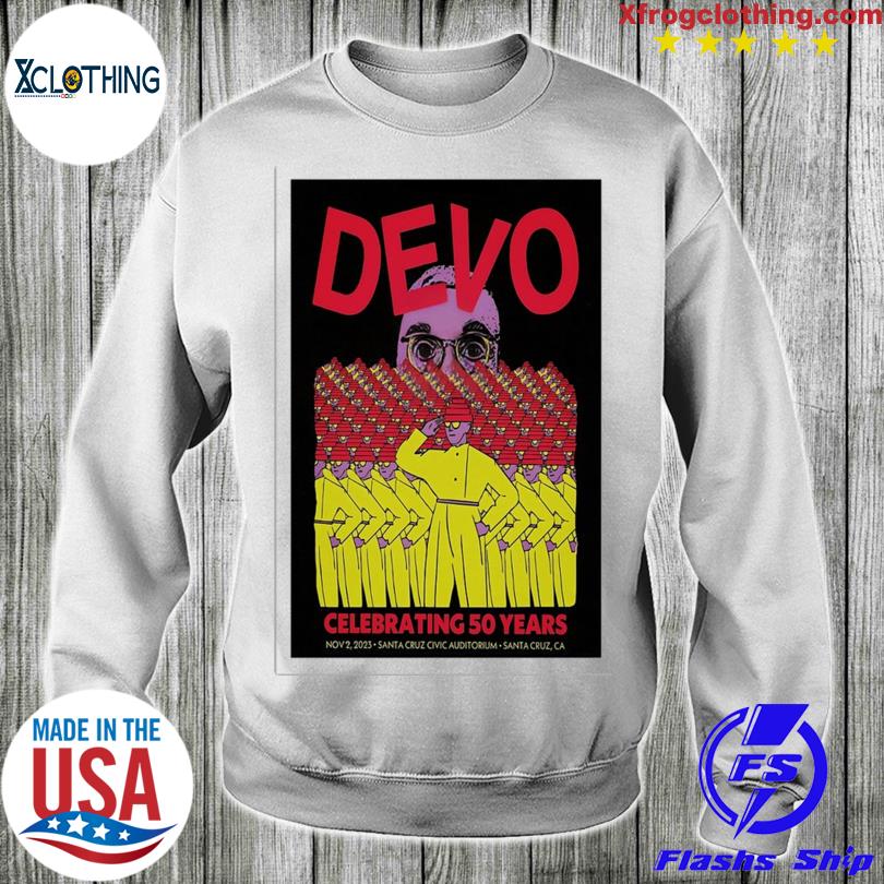 Devo Santa Cruz California Nov 2nd 23 Show Poster T Shirt