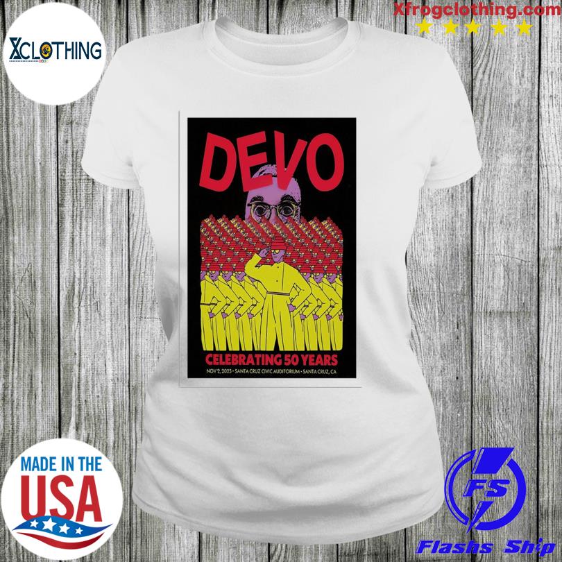 Devo Santa Cruz California Nov 2nd 23 Show Poster T Shirt