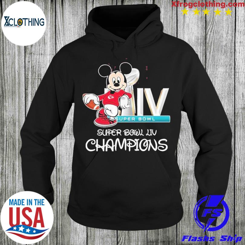 Mickey mouse kansas city chiefs super bowl liv champions shirt, hoodie,  sweater, long sleeve and tank top