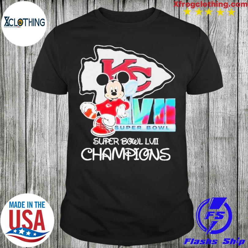 Disney Mickey Mouse Super Bowl Champions Kansas City Chiefs T-shirt –