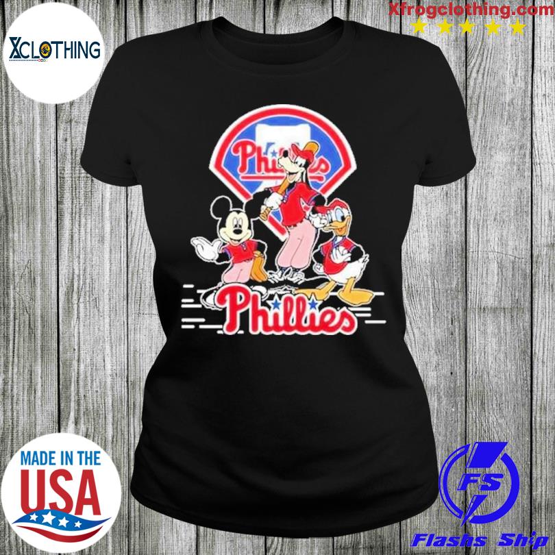 Vintage Phillies Disney Baseball Sweatshirt Shirt - Teeholly