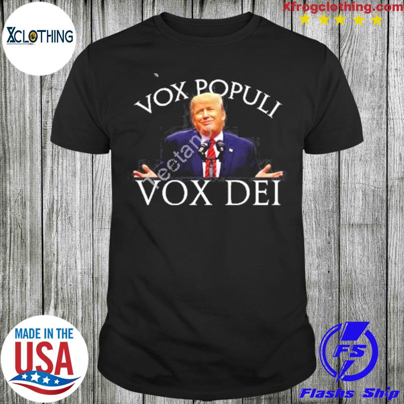 Donald Trump jr vox populI vox deI new shirt
