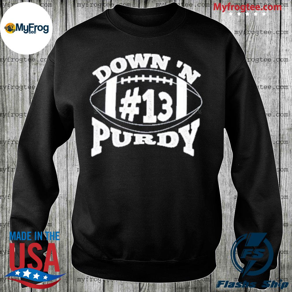 Down 'N Purdy #13 Brock Purdy Essential T-Shirt for Sale by GEAR--X