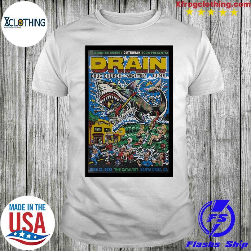 DRAIN Santa Cruz Catalyst Jun 24 2023 T Shirt hoodie sweater