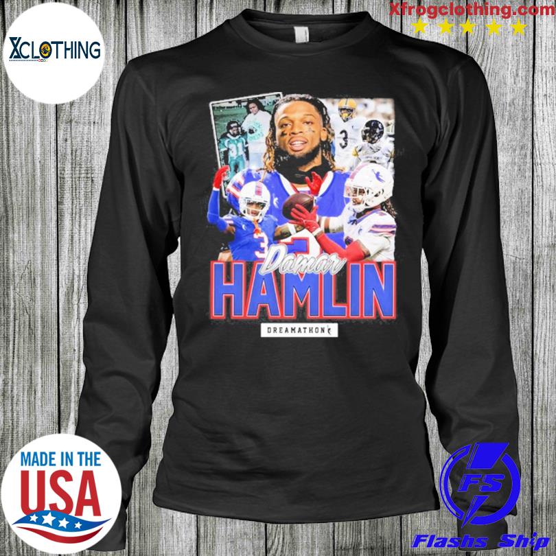 Vintage Damar Hamlin Tribute T-shirt Justin Jefferson - Trends Bedding