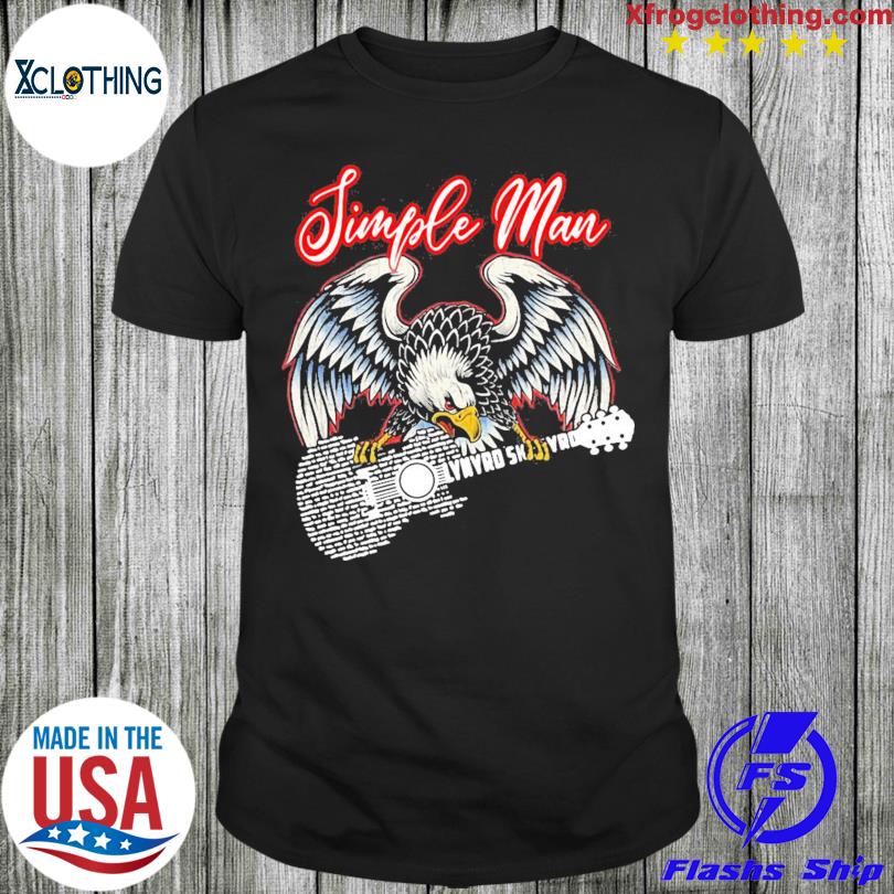 Eagle Simple Man Lynyrd Skynyrd Guitar T-shirt