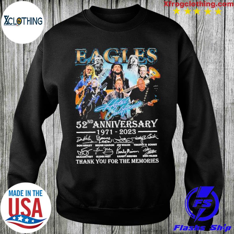 Eagles Signed 52nd Anniversary 1971-2023 Thank You Memories Unisex