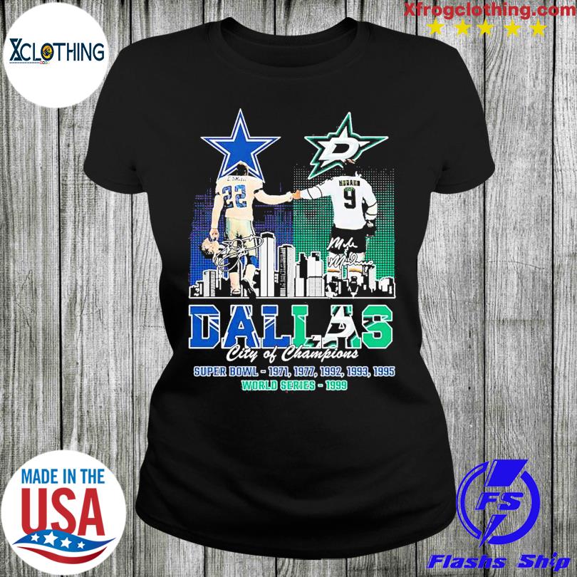 Emmitt Smith And Mike Modano Dallas City Of Champions T Shirt, hoodie,  sweater and long sleeve