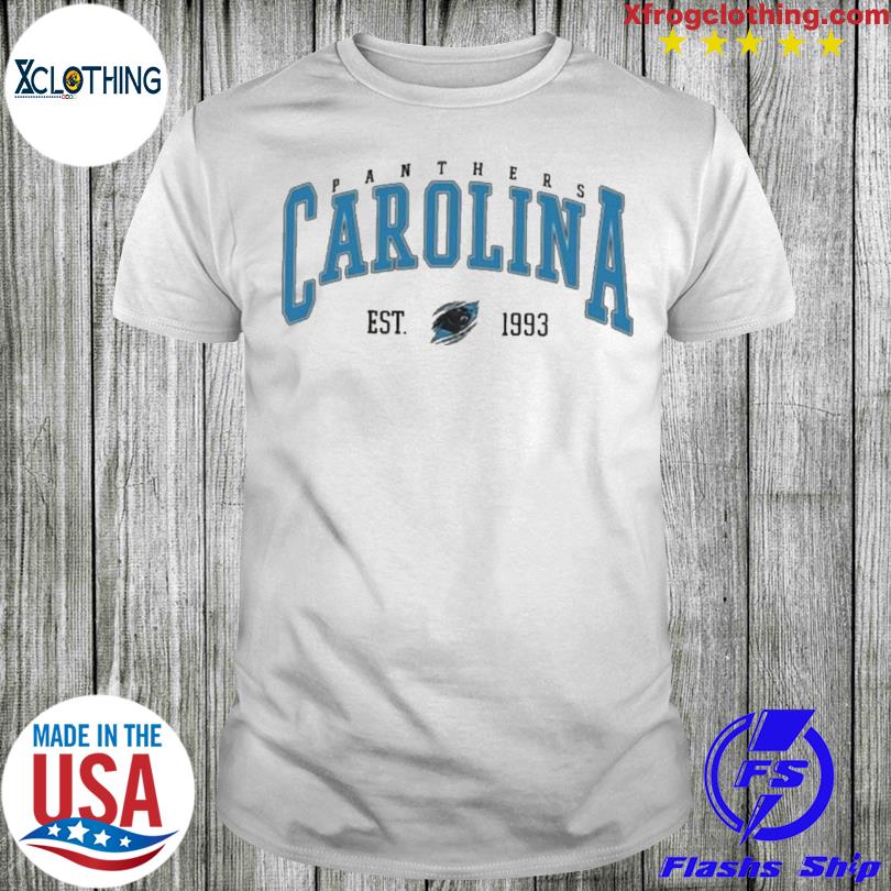 Est 1993 Panthers Football Shirts Nfl Carolina Panthers Schedule Game 2023  Shirt, hoodie, sweater and long sleeve