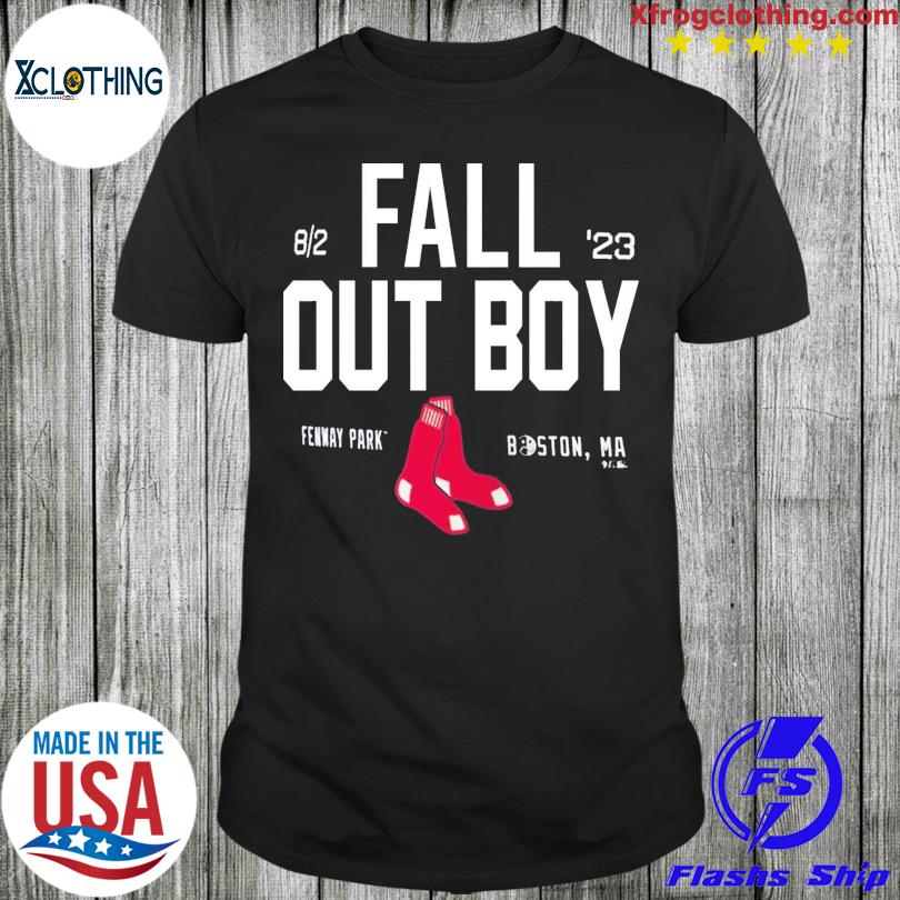 Official Fall out boy Boston red sox fenway park tour T-shirt, hoodie, tank  top, sweater and long sleeve t-shirt