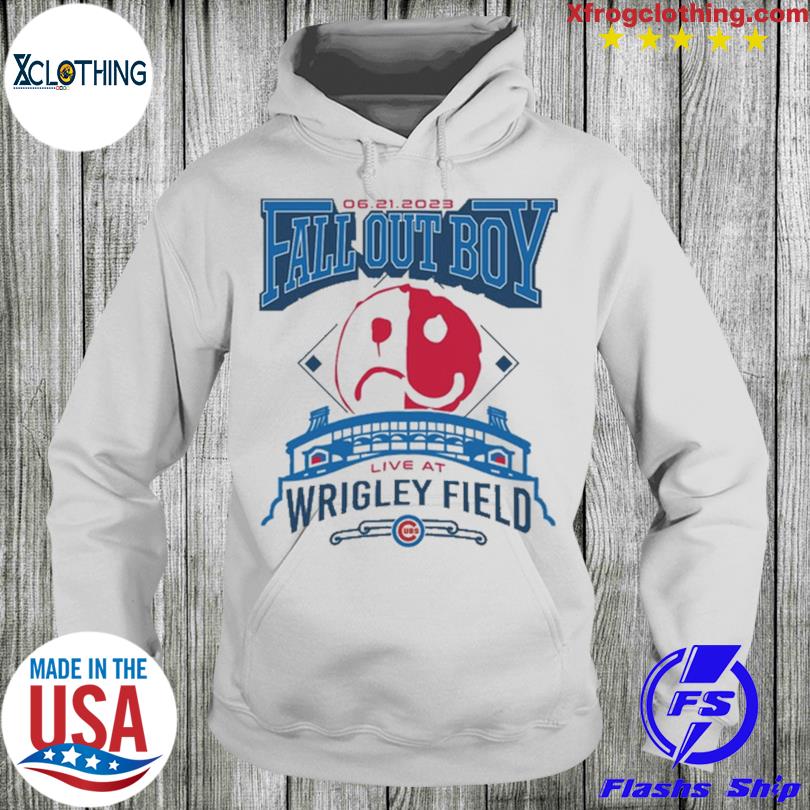 Fall Out Boy Unisex Wrigley Field Tour Pullover Sweatshirt - White