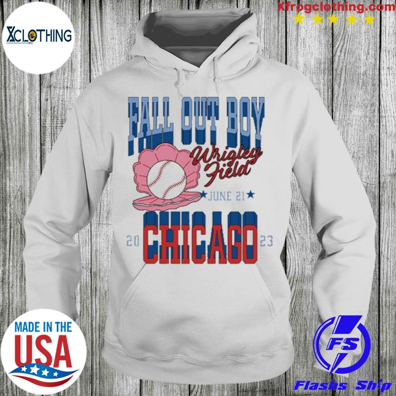Fall Out Boy Unisex Wrigley Field Tour Pullover Sweatshirt - White