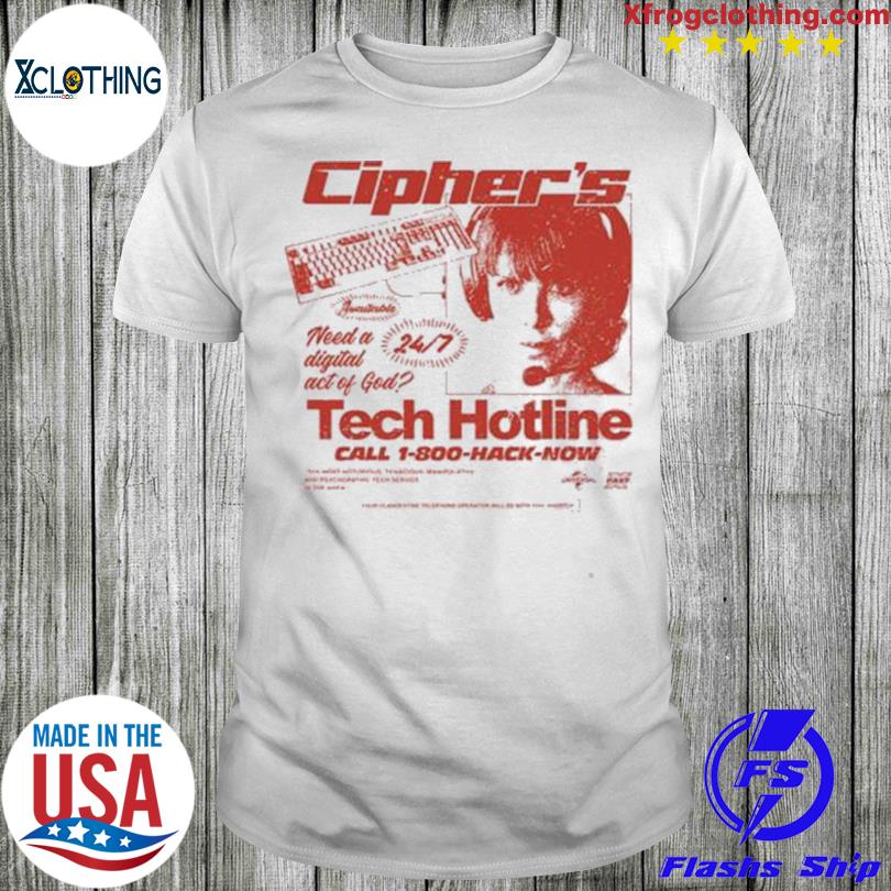Fast X Store Cipher Tech Hotline Ringer Shirt