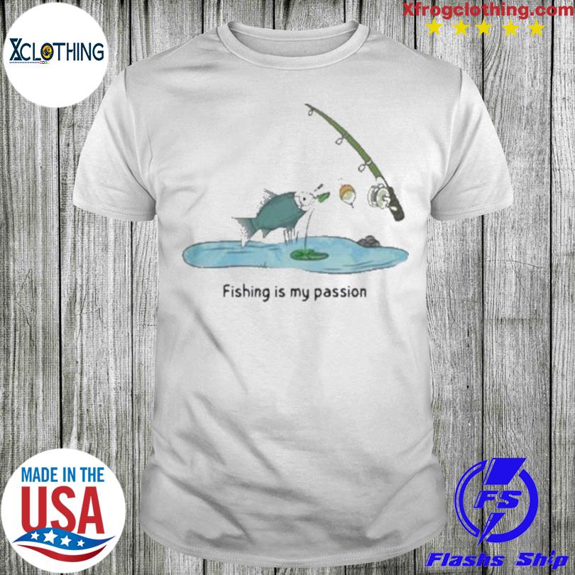 Fishing Is My Passion Throw Pillow Nessa Barrett shirt