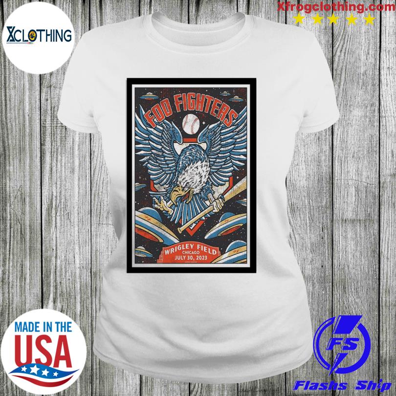 Official foo fighters wrigley field chicago il july 2023 poster shirt,  hoodie, sweatshirt for men and women