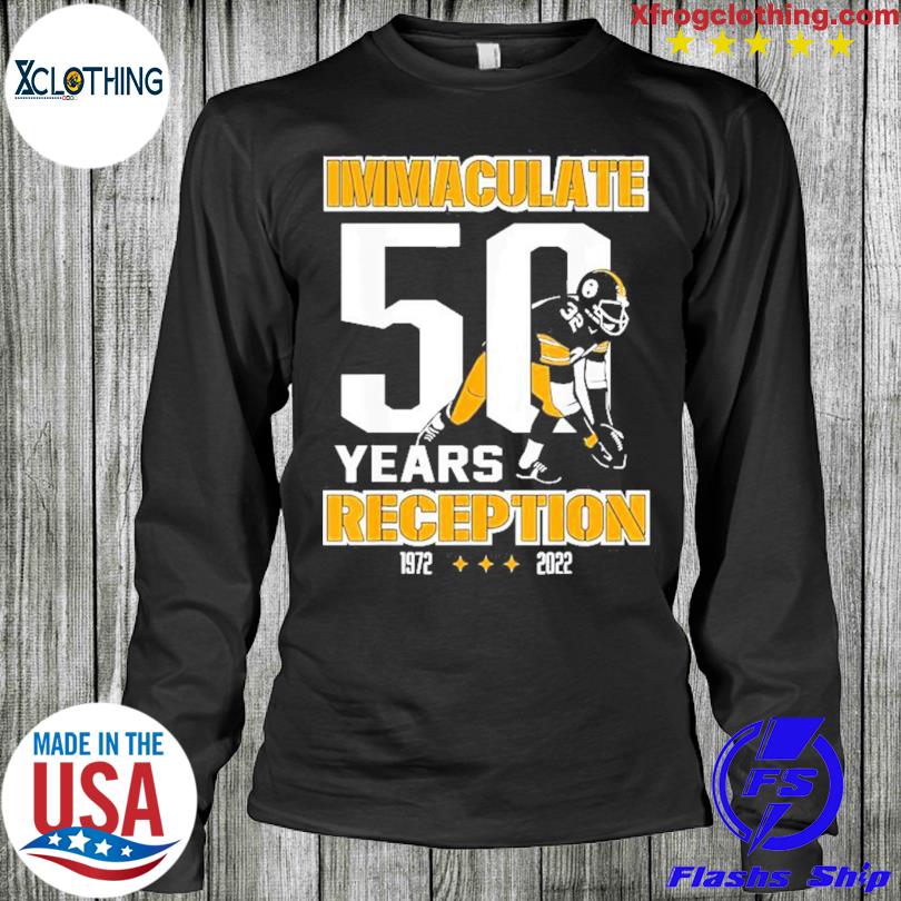 Franco Harris 1950-2022 Immaculate Reception 50th anniversary shirt,  hoodie, longsleeve, sweatshirt, v-neck tee