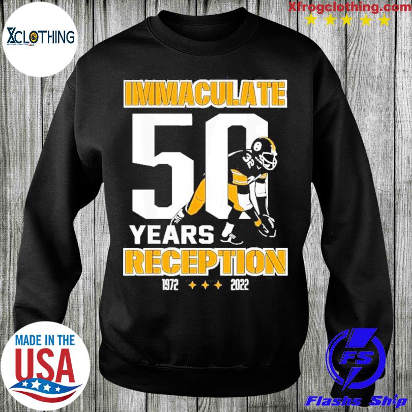 Franco Harris 1950-2022 Immaculate Reception 50th anniversary shirt,  hoodie, longsleeve, sweatshirt, v-neck tee