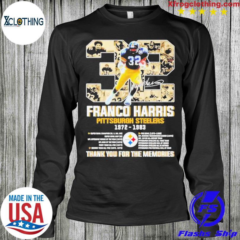 Pittsburgh Steelers pro football hall of fame thank you for the memories  signatures t-shirt, hoodie, sweater, long sleeve and tank top