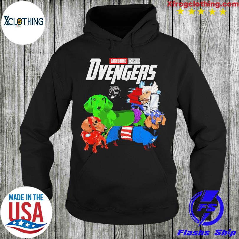 Dachshund hot sale avengers shirt