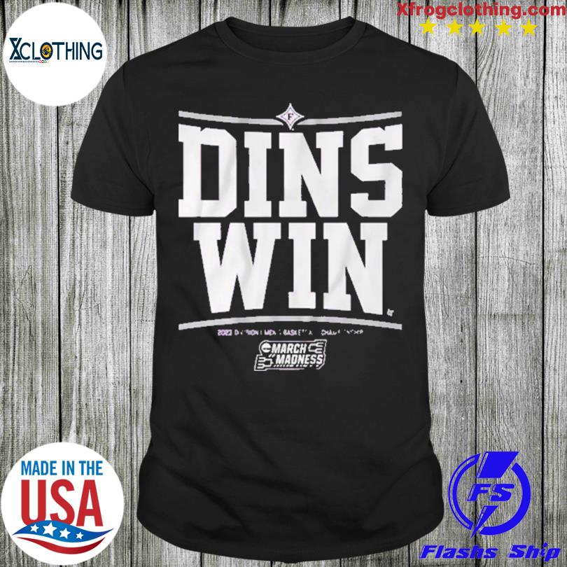 Furman Basketball Dins Win T-shirt