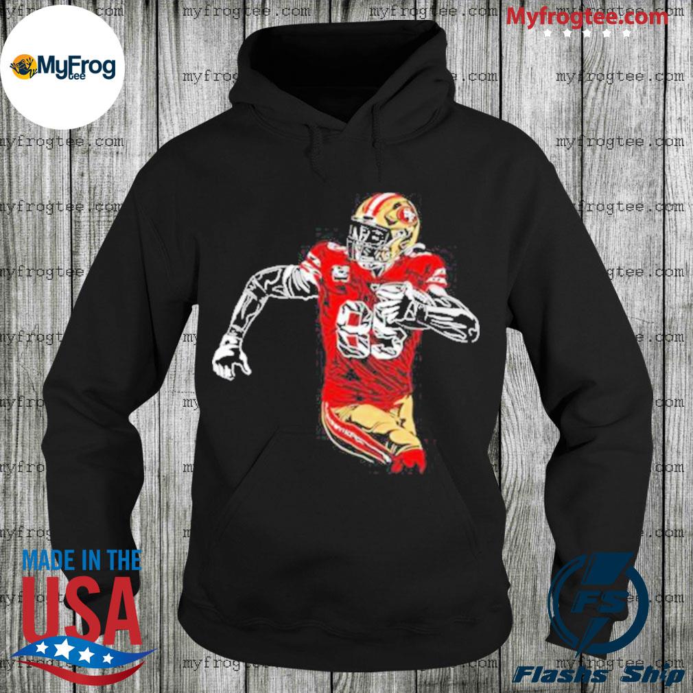 Buy Men's San Francisco 49ers #85 George Kittle Salute to Service Hoodie -  Olive Men L Online at Low Prices in India 