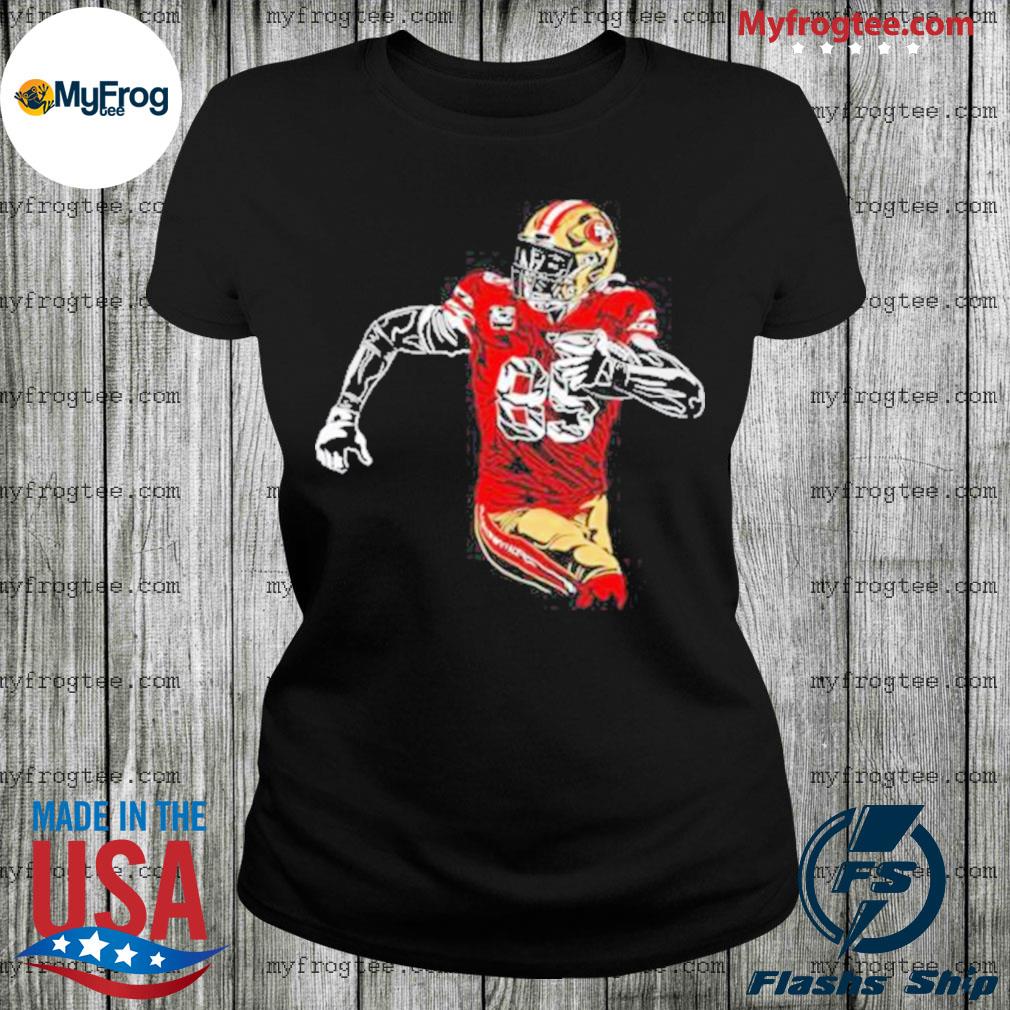 San Francisco 49ers T shirt George Kittle Nfl Blitz San Francisco 49ers  Retro Shirt Long Sleeve, Ladies Tee - Limotees