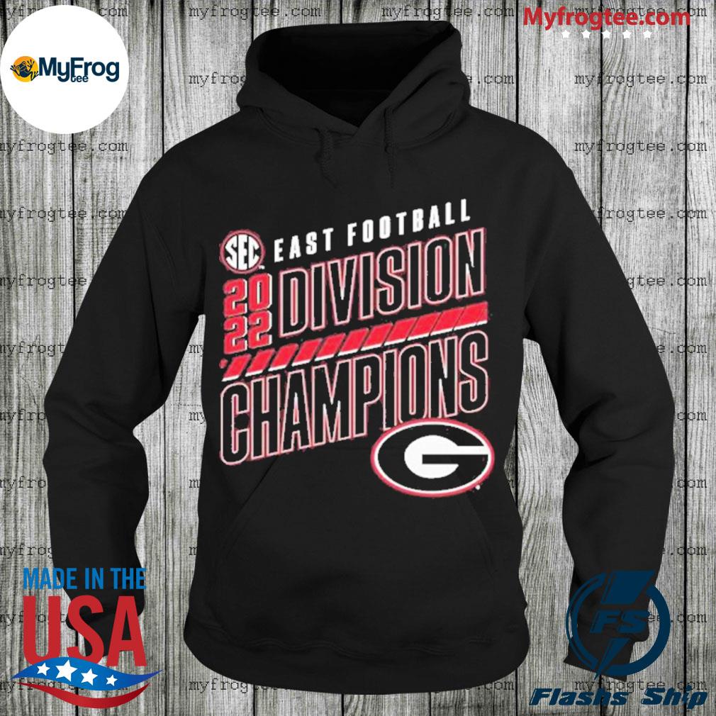 Georgia Bulldogs 2022 SEC East Division Football Champions Slanted Knockout  T-Shirt, hoodie, sweater, long sleeve and tank top