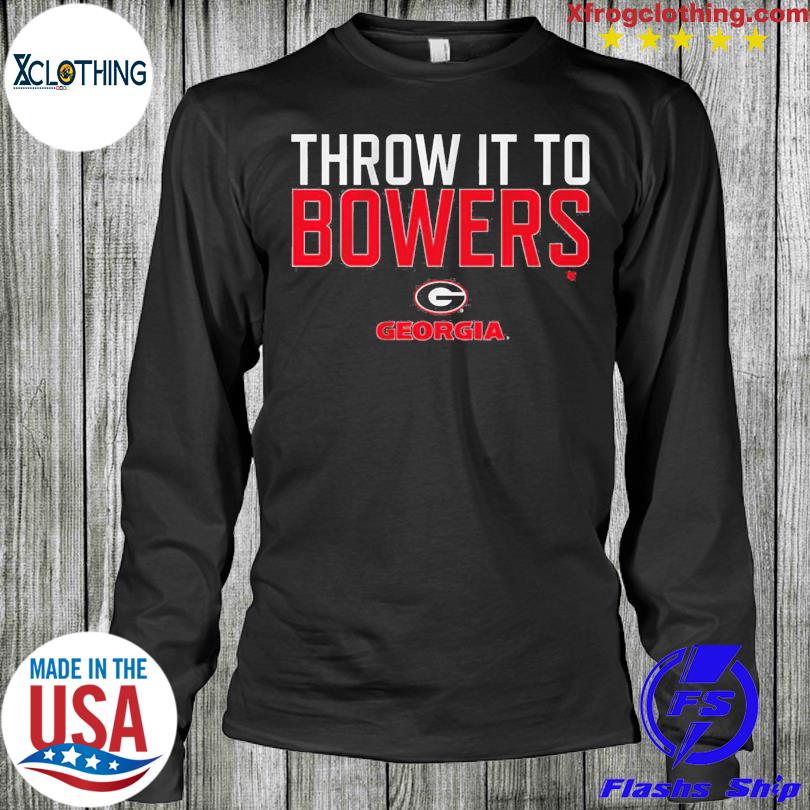 Official georgia brock bowers run T-shirt, hoodie, tank top, sweater and  long sleeve t-shirt