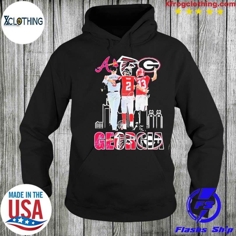 Georgia Freddie Freeman Matt Ryan And Stetson Bennett IV Signatures Shirt,  hoodie, sweater, long sleeve and tank top