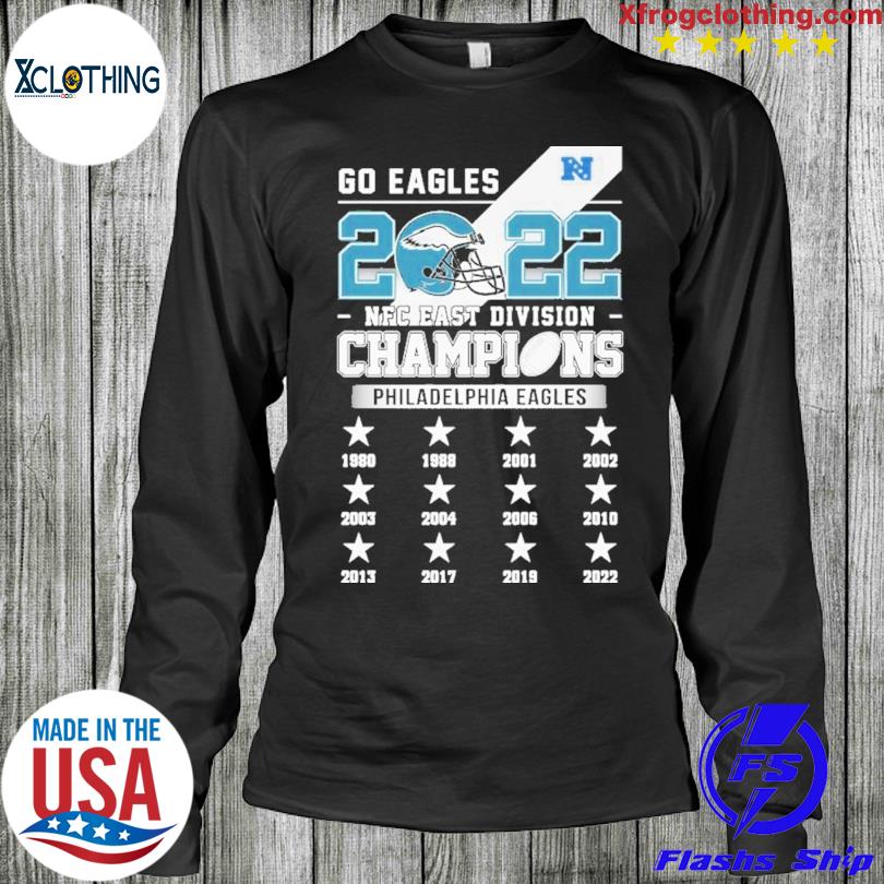 Go Eagles 2022 NFC East Division champions Philadelphia Eagles 1980 2022  shirt, hoodie, sweater, long sleeve and tank top