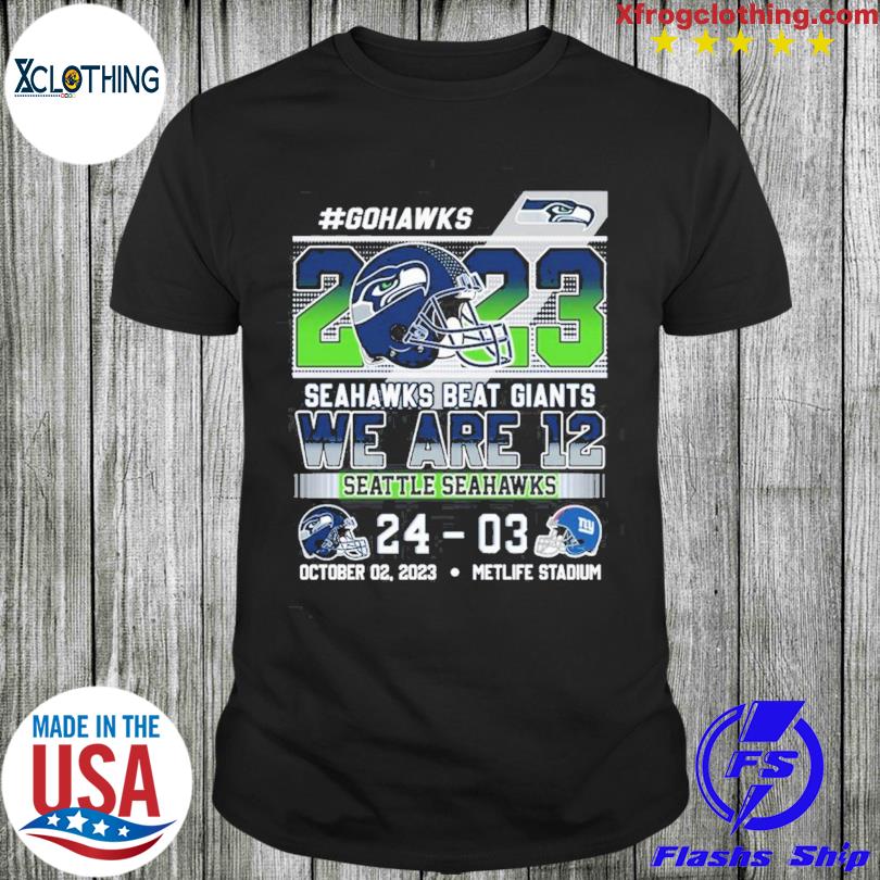 Official seattle Seahawks 24 3 New York Giants 2023 Gameday Final Score  Shirt, hoodie, sweater, long sleeve and tank top