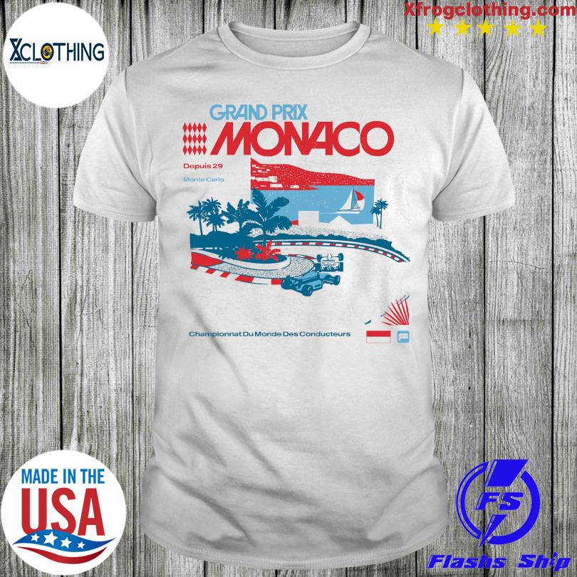 Grand Prix Monaco Depuis 29 Monte Carlo championnat du Monde des conducteeus T-shirt