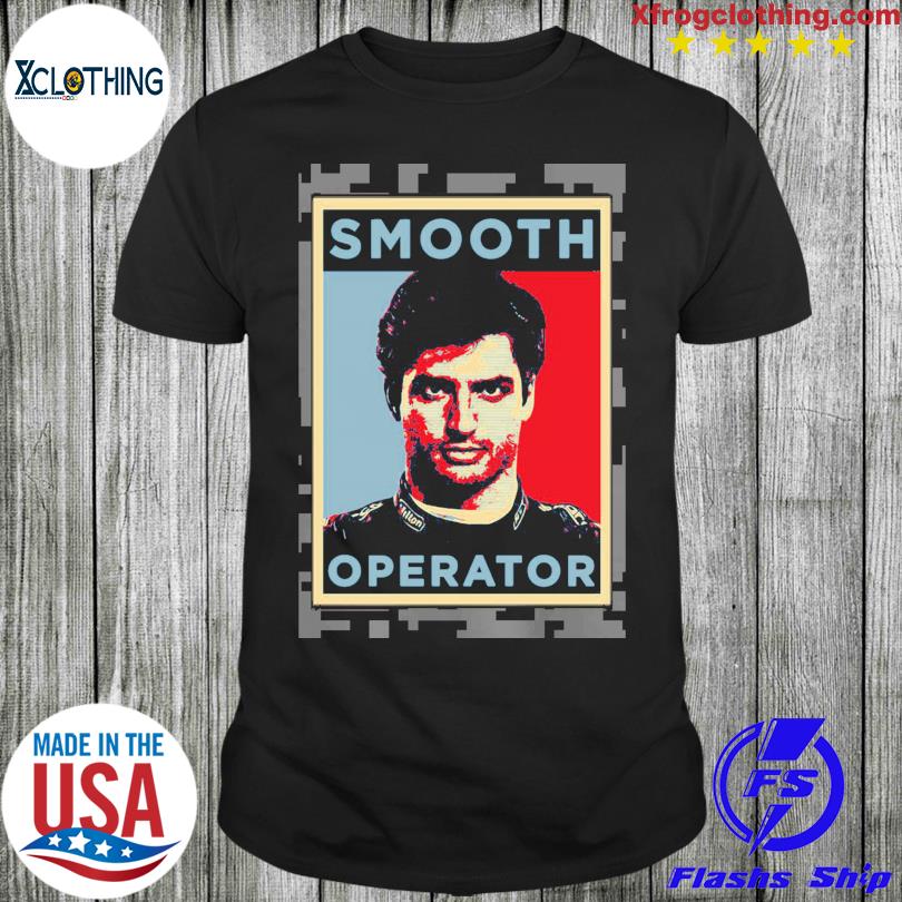 Graphic f1 carlos sainz smooth operator shirt