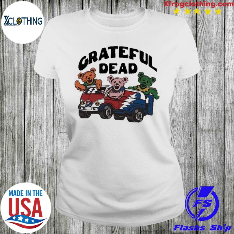 Grateful Dead T-Shirt from Homage. | Grey | Vintage Apparel from Homage.
