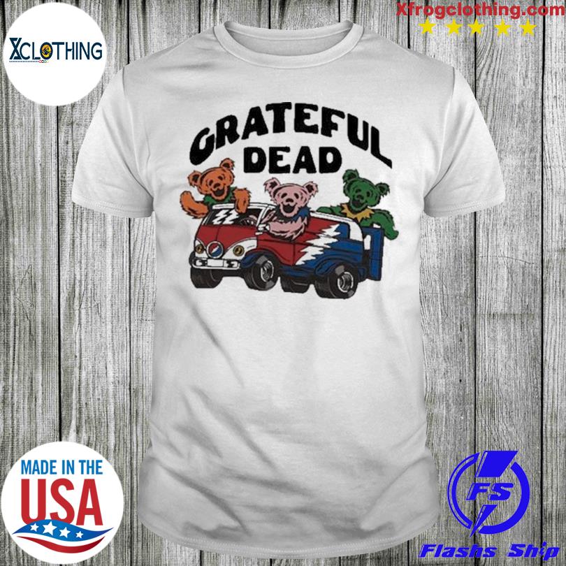 Grateful Dad T-Shirt from Homage. | Green | Vintage Apparel from Homage.