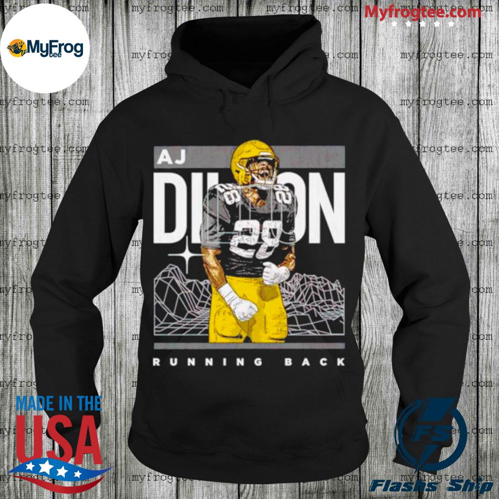 green Bay A.J. Dillon cyber running back shirt, hoodie, sweater and long  sleeve