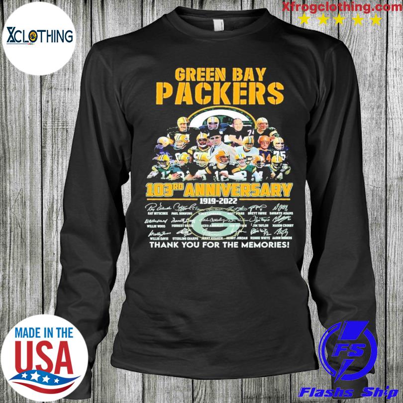 Green Bay Packers 103rd anniversary tshirt