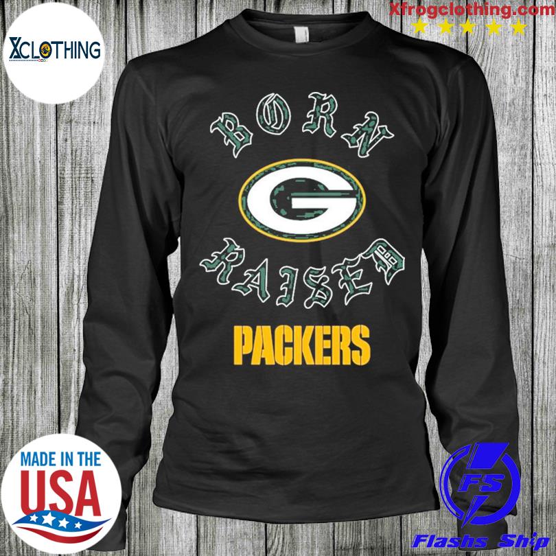 Green Bay Packers Born X Raised Unisex T-shirt - Shibtee Clothing