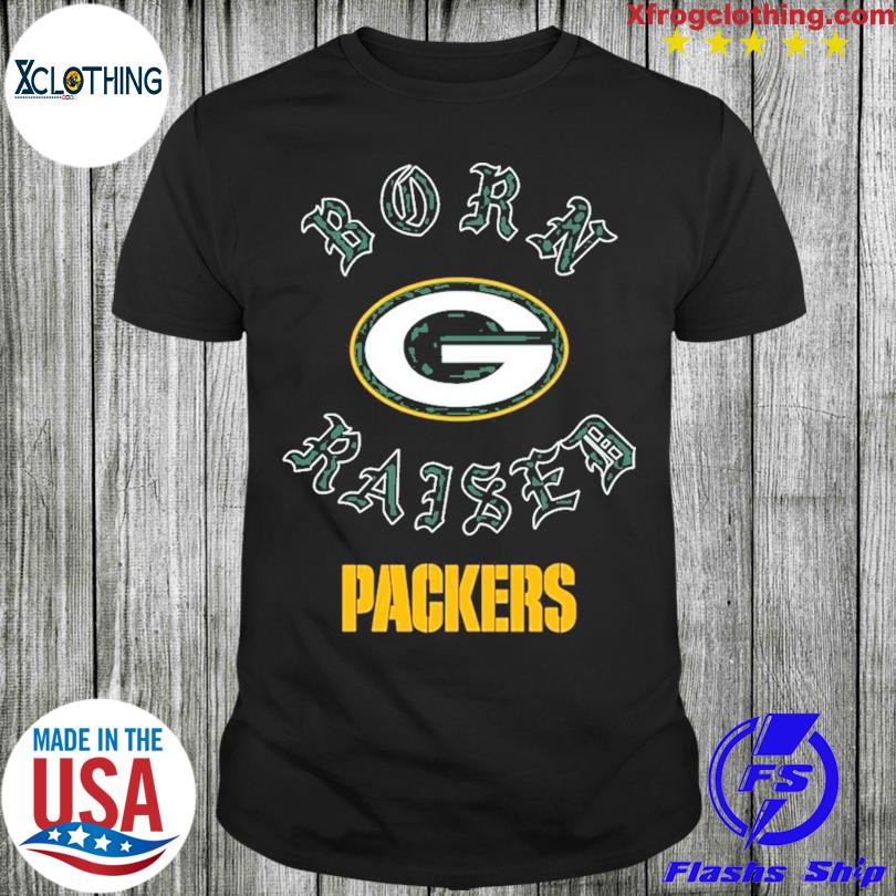 Green Bay Packers Born X Raised Unisex T-shirt - Shibtee Clothing