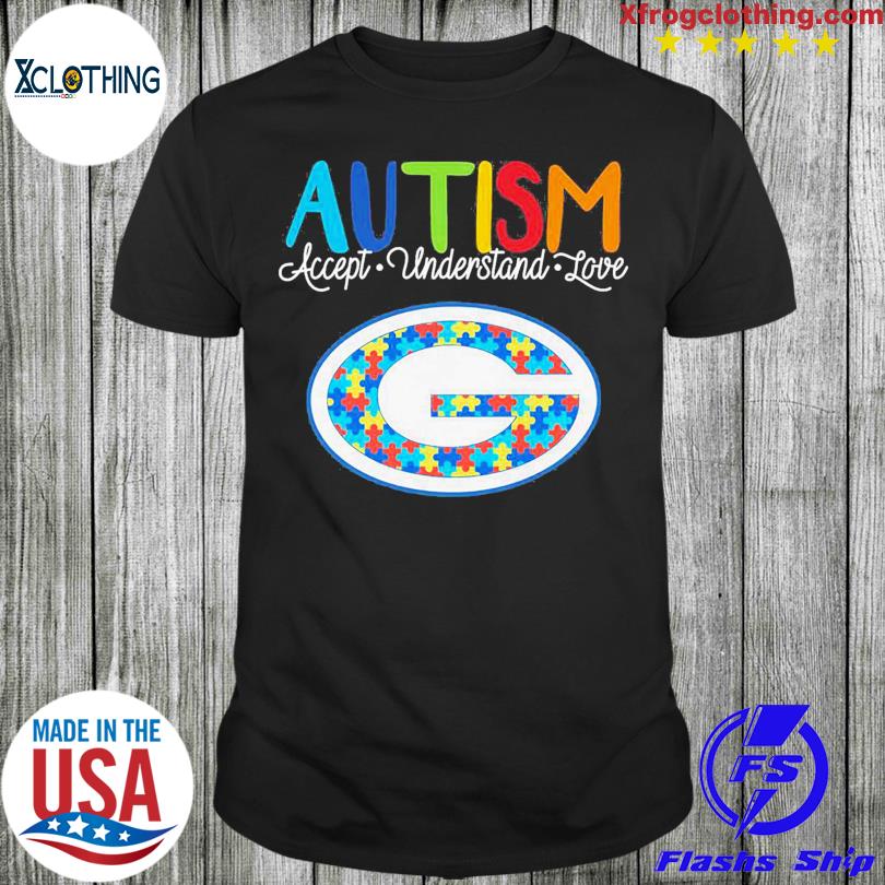 Green Bay Packers Autism Awareness Design NFL 3D shirt Hoodie