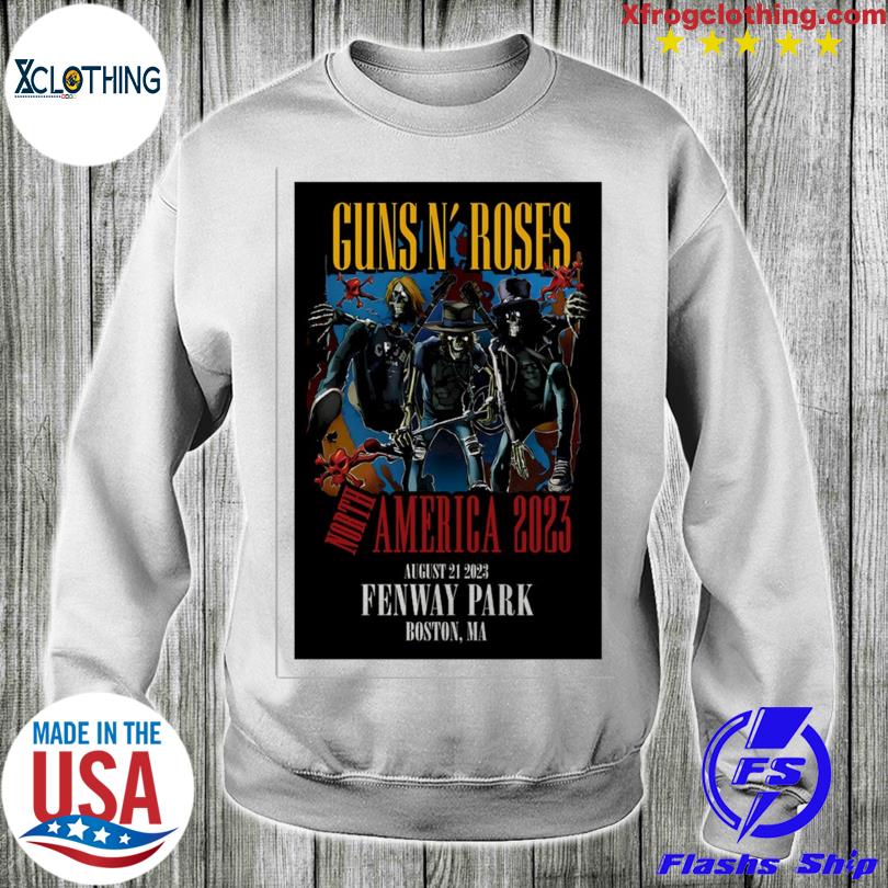 Guns N' Roses August 21 2023 Fenway Park Boston Ma Shirt