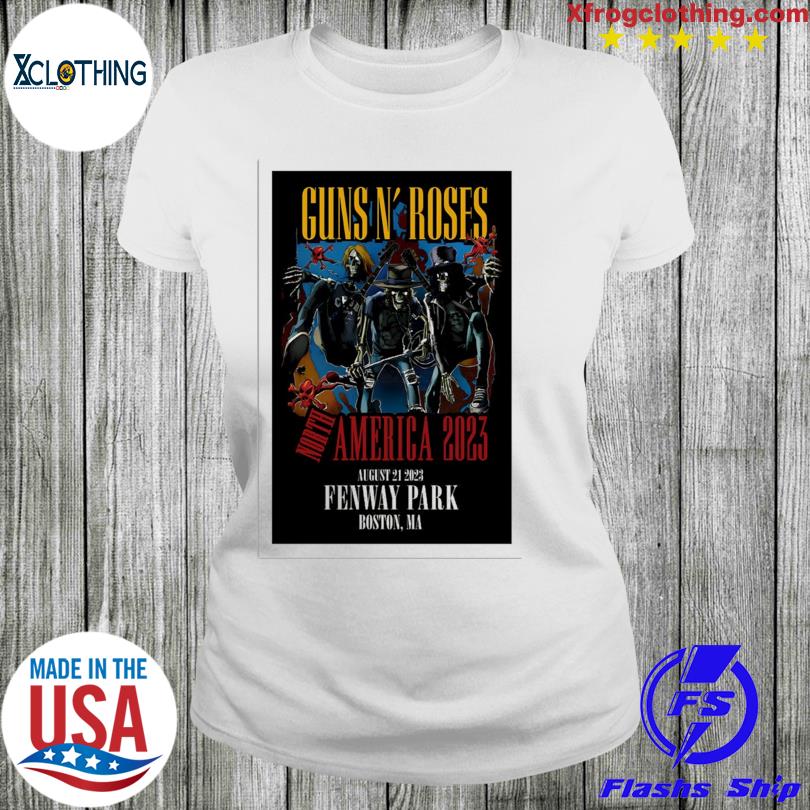 Guns N' Roses August 21 2023 Fenway Park Boston Ma Shirt
