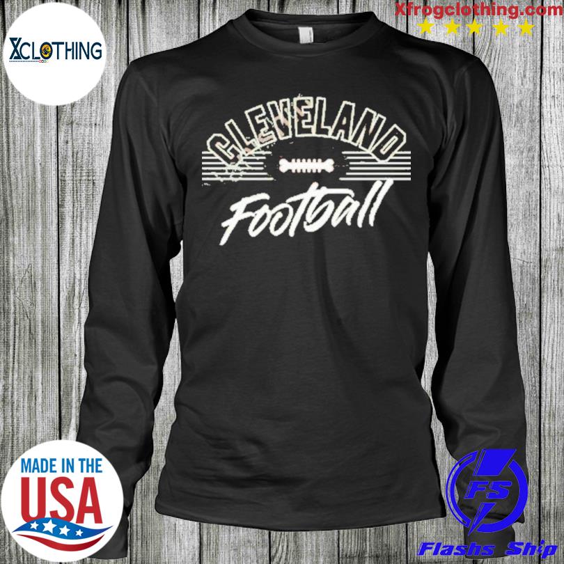 GV Art and Design Cleveland Bone Football T Shirt XXLarge