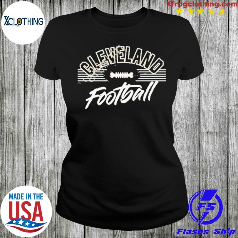 GV Art and Design Cleveland Football Retro White T Shirt Medium