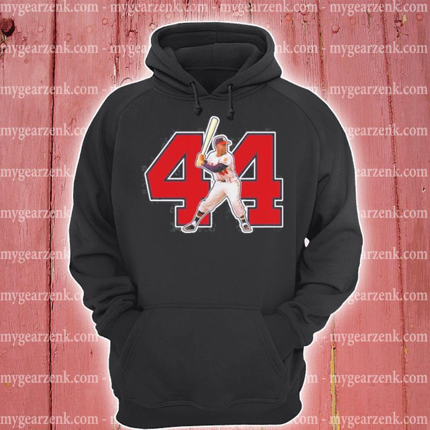 Hank Aaron Atlanta Braves Number 44 Shirt, hoodie, sweater, long sleeve and  tank top