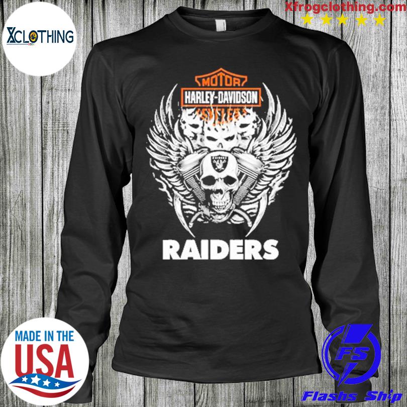 Las Vegas Raiders motor harley davidson shirt, hoodie, sweater