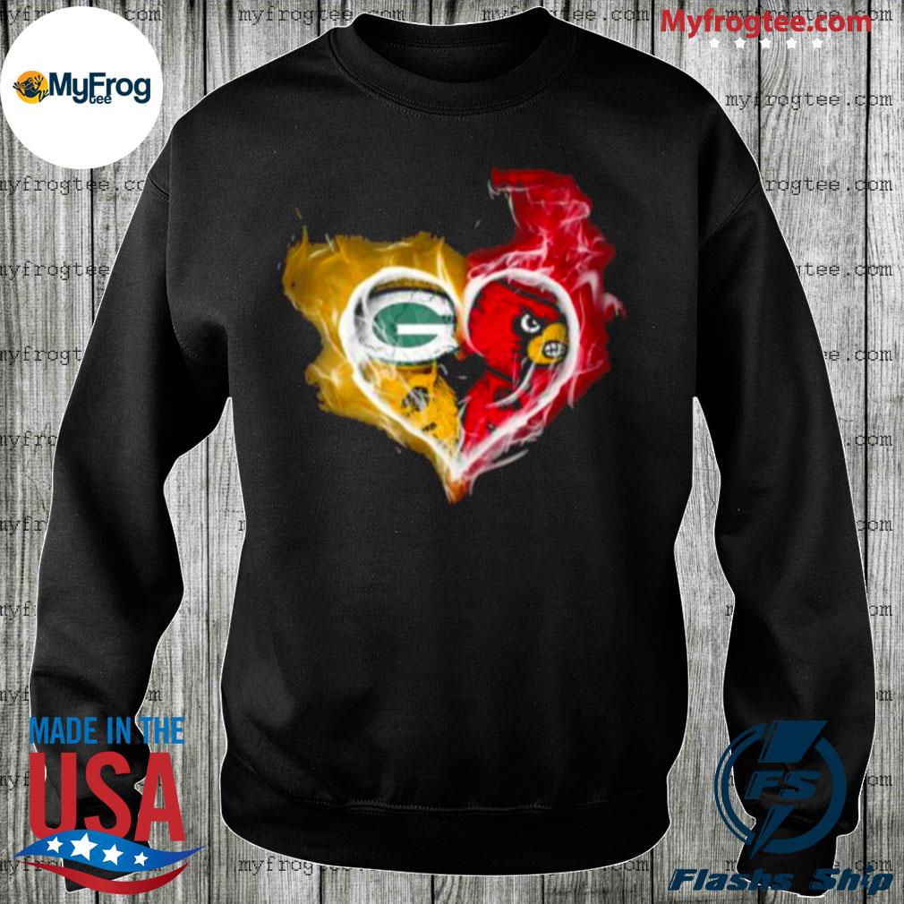 Heart Skull Green bay packers and Arizona Cardinals shirt - Guineashirt  Premium ™ LLC