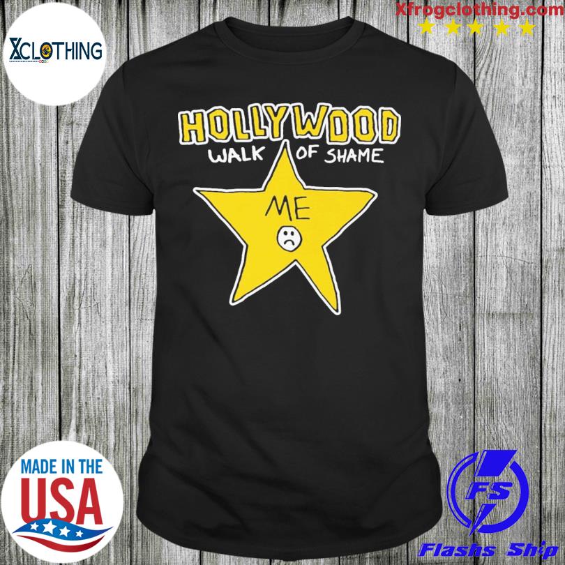 Hollywood walk of shame star shirt