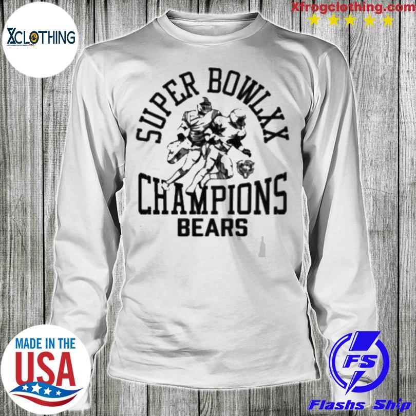 Homage Shop NFL Chicago Bears Super Bowl XX Champions 2022 Shirt