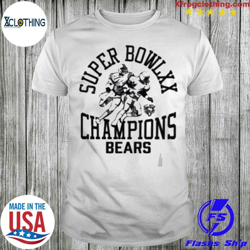 Homage Shop NFL Chicago Bears Super Bowl XX Champions 2022 Shirt